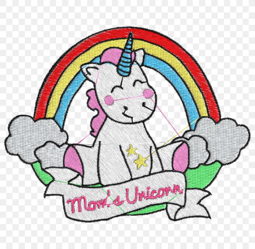 Embroidery Embroidered Patch Unicorn Sewing Machines Industry, PNG, 800x800px, Watercolor, Cartoon, Flower, Frame, Heart Download Free