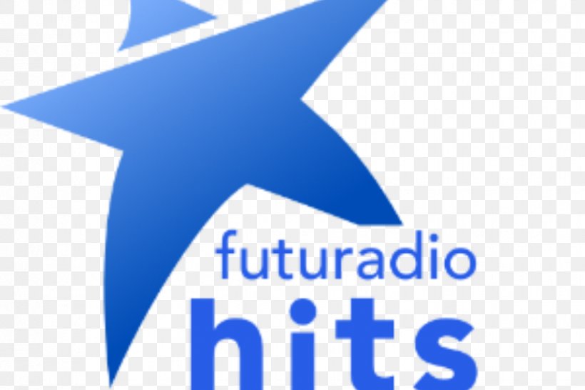 Futuradio Hits Logo Brand Trademark Internet Radio, PNG, 875x583px, Logo, Area, Blue, Brand, Internet Radio Download Free