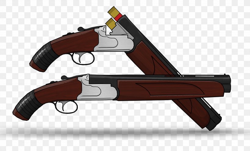 Trigger Firearm Sawed-off Shotgun Mossberg 500, PNG, 3000x1815px, Watercolor, Cartoon, Flower, Frame, Heart Download Free