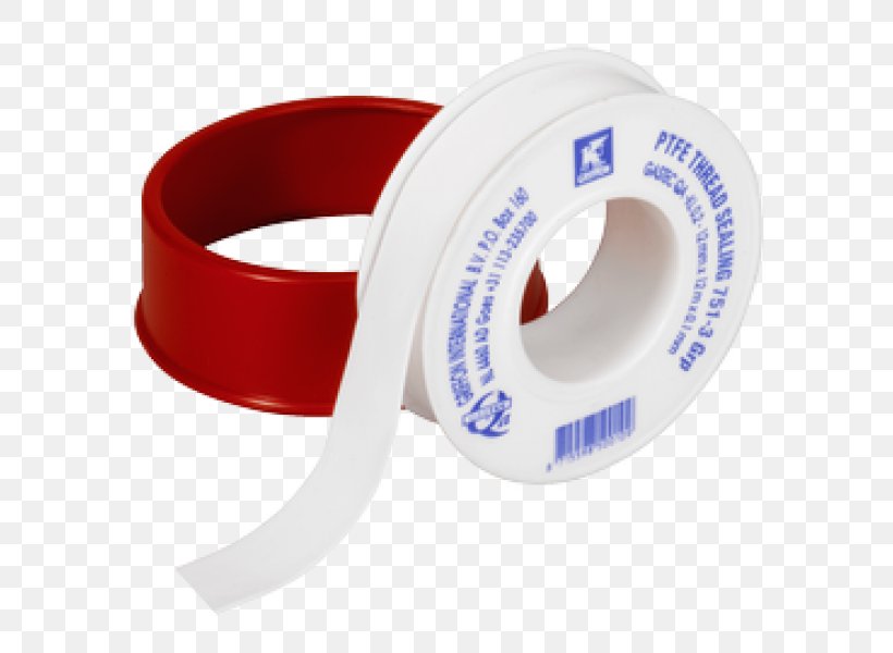 Adhesive Tape Thread Seal Tape Polytetrafluoroethylene Gasket, PNG, 600x600px, Adhesive Tape, Adhesive, Bahan, Boxsealing Tape, Chemical Resistance Download Free