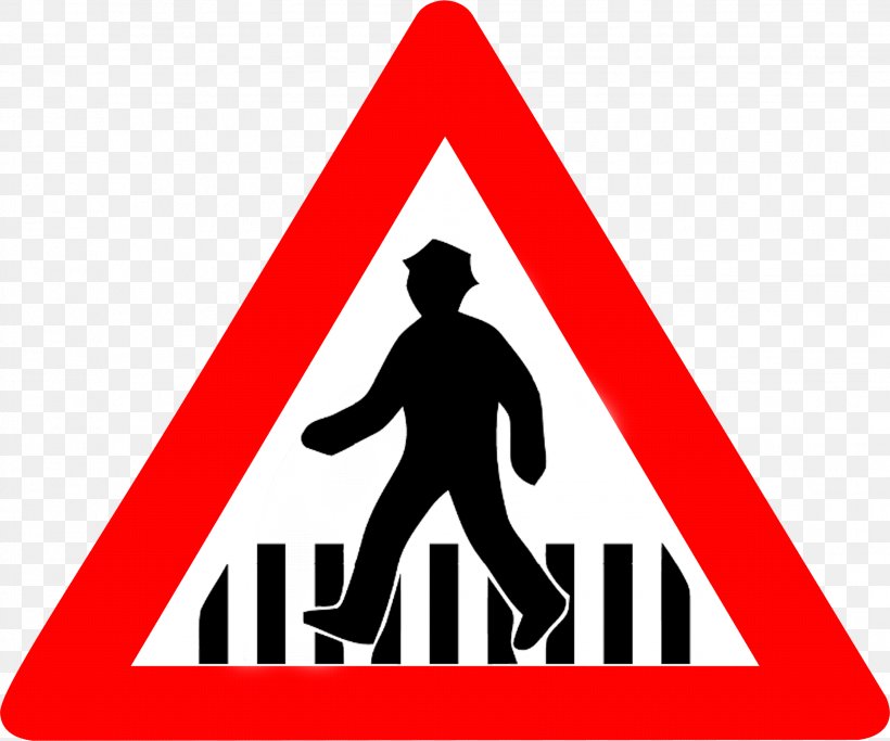 Traffic Sign Warning Sign Road Pedestrian Crossing, PNG, 2238x1866px, Traffic Sign, Area, Artwork, Brand, Human Behavior Download Free