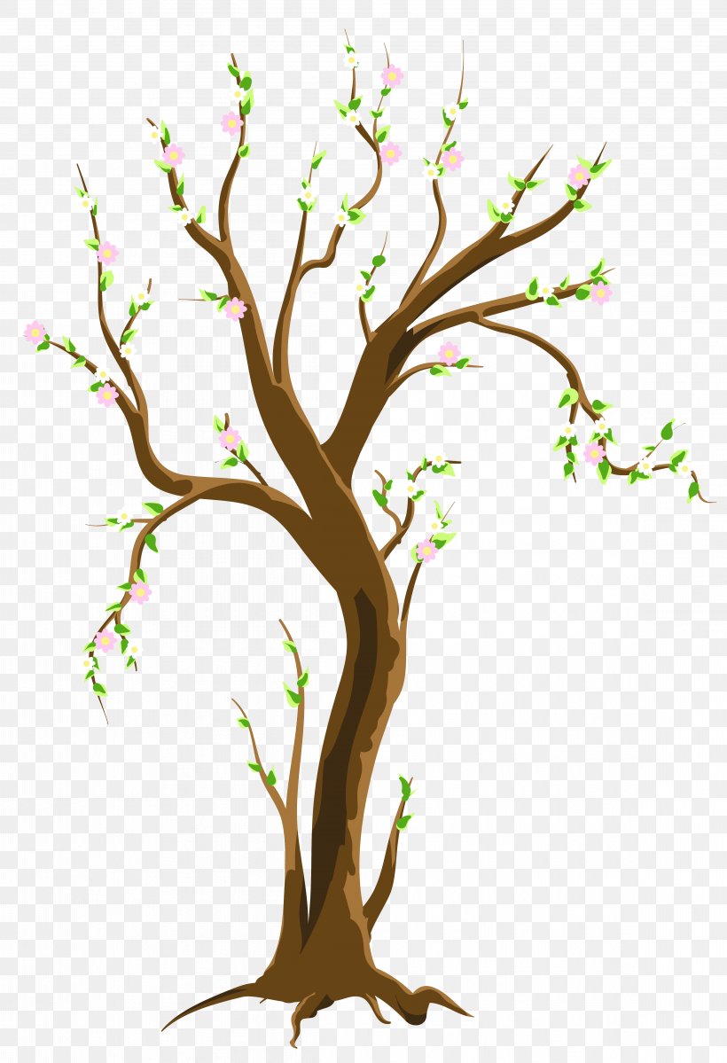 Tree Spring Clip Art, PNG, 4638x6785px, Tree, Art, Branch, Cartoon, Digital Image Download Free