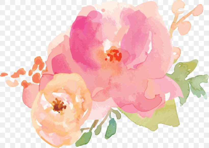Border Flowers Watercolor Painting, PNG, 1334x945px, Flower, Art, Blossom, Border Flowers, Color Download Free