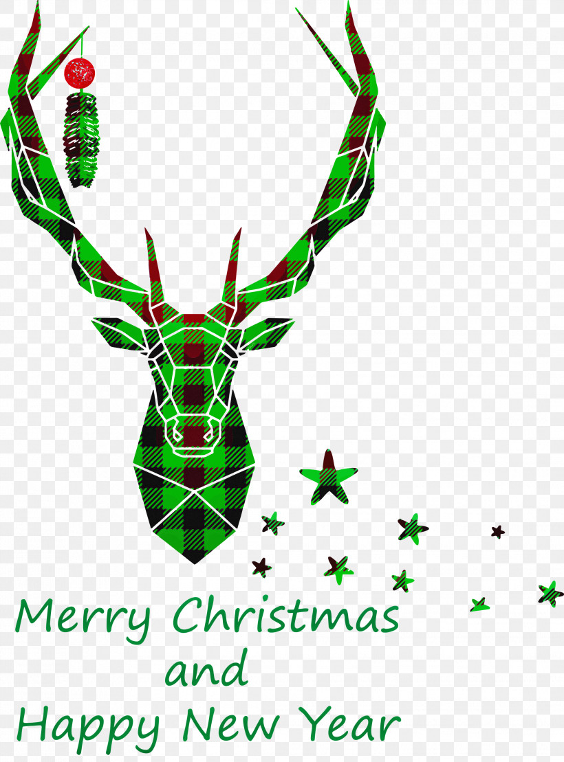 Christmas Reindeer Christmas Ornaments, PNG, 2217x3000px, Christmas Reindeer, Christmas Ornaments, Deer, Green Download Free