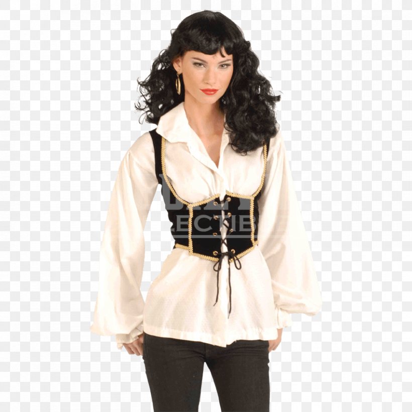 Clothing Gilets Piracy Waistcoat Costume, PNG, 850x850px, Clothing, Blouse, Buccaneer, Cavalier Boots, Clothing Accessories Download Free