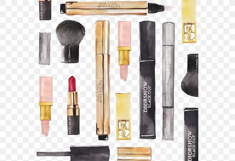 Lipstick Cosmetics Make-up Illustration, PNG, 564x564px, Lipstick, Brush, Cosmetics, Designer, Ellis Faas Download Free