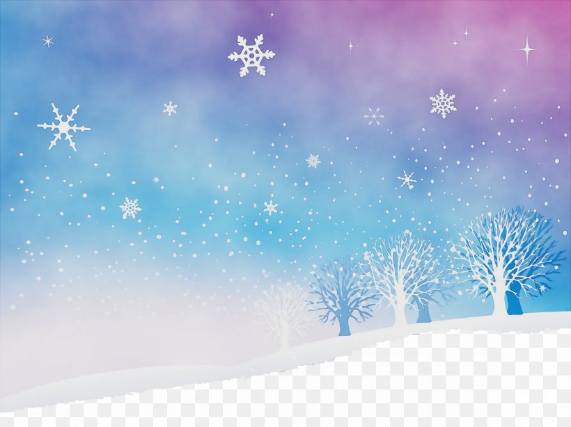 Snowflake, PNG, 2365x1773px, Watercolor, Christmas, Christmas Eve, Fir, Frost Download Free