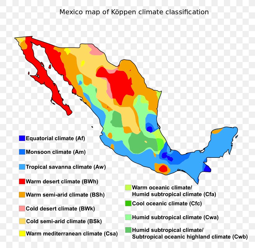 Climate Of Mexico Köppen Climate Classification Climate Of California, PNG, 800x800px, Mexico, Area, Climate, Climate Change, Climate Classification Download Free