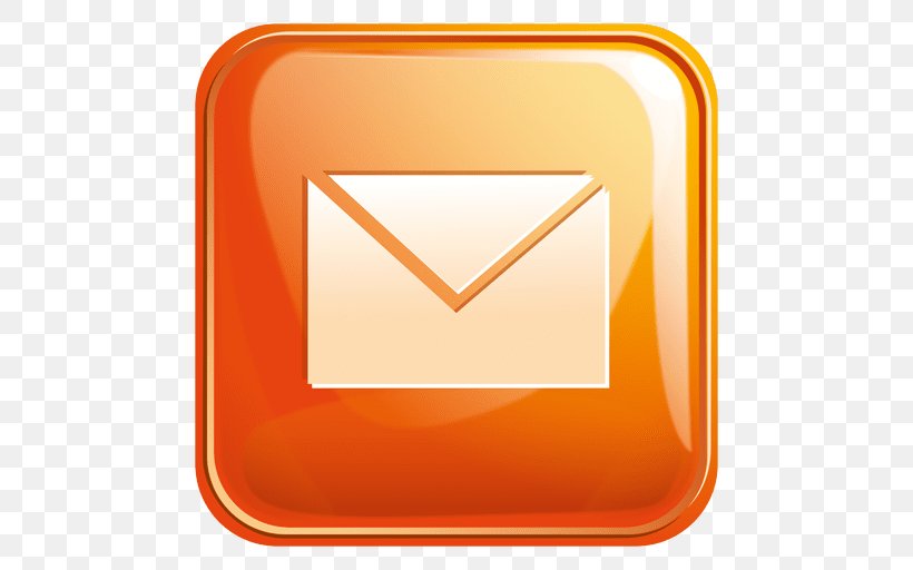 Email Icon Design, PNG, 512x512px, Email, Computer Program, Icon Design, Menu, Orange Download Free