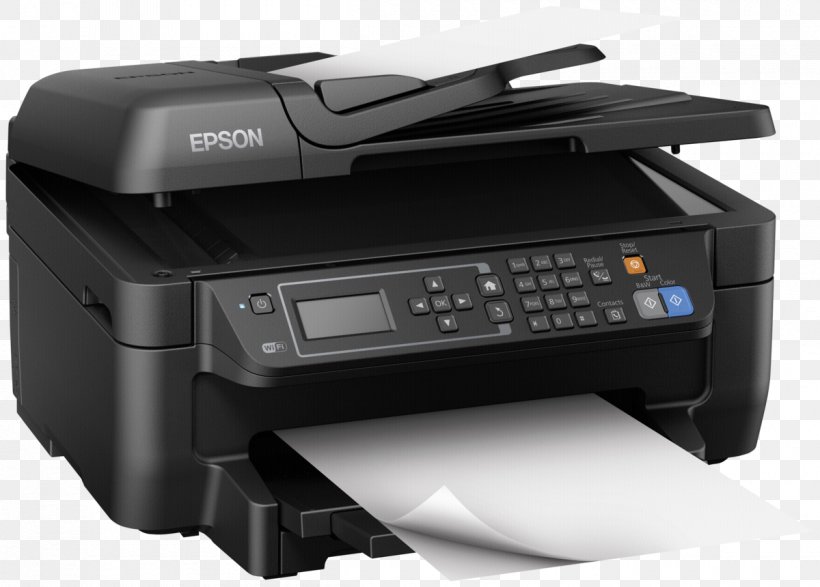 Epson WorkForce WF-2750 Multi-function Printer Epson WorkForce WF-2760, PNG, 1200x860px, Printer, Electronic Device, Epson, Ink Cartridge, Inkjet Printing Download Free