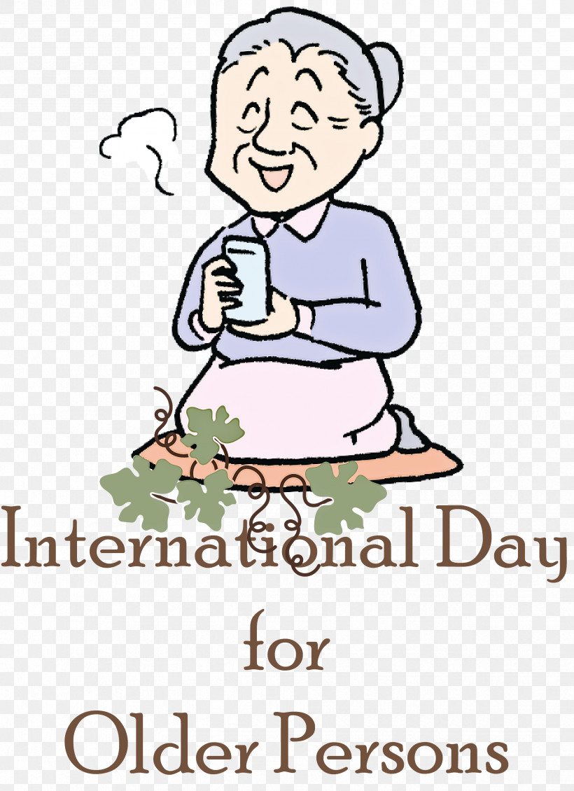 International Day For Older Persons International Day Of Older Persons, PNG, 2438x3361px, International Day For Older Persons, Behavior, Cartoon, Happiness, Line Download Free