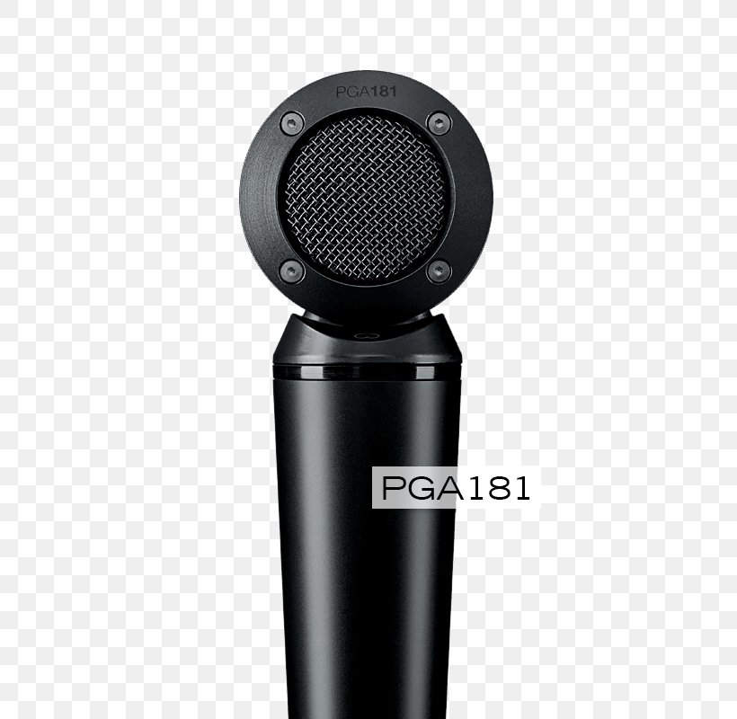 Microphone XLR Connector Shure PGA181-XLR Sound Recording And Reproduction, PNG, 800x800px, Microphone, Audio, Audio Equipment, Capacitor, Cardioid Download Free