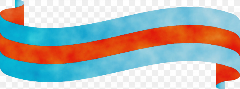 Orange, PNG, 4152x1546px, Ribbon, Headband, Orange, Paint, S Ribbon Download Free