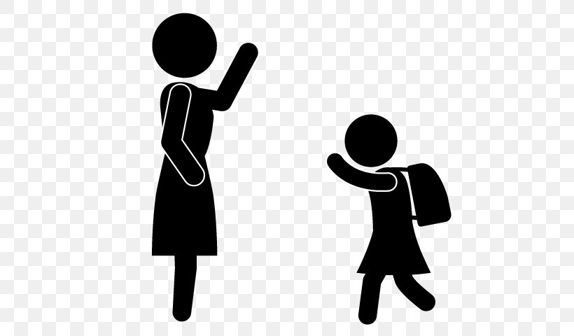 Pictogram Greeting Mother Morning, PNG, 640x480px, Pictogram, Black And White, Business, Communication, Conversation Download Free
