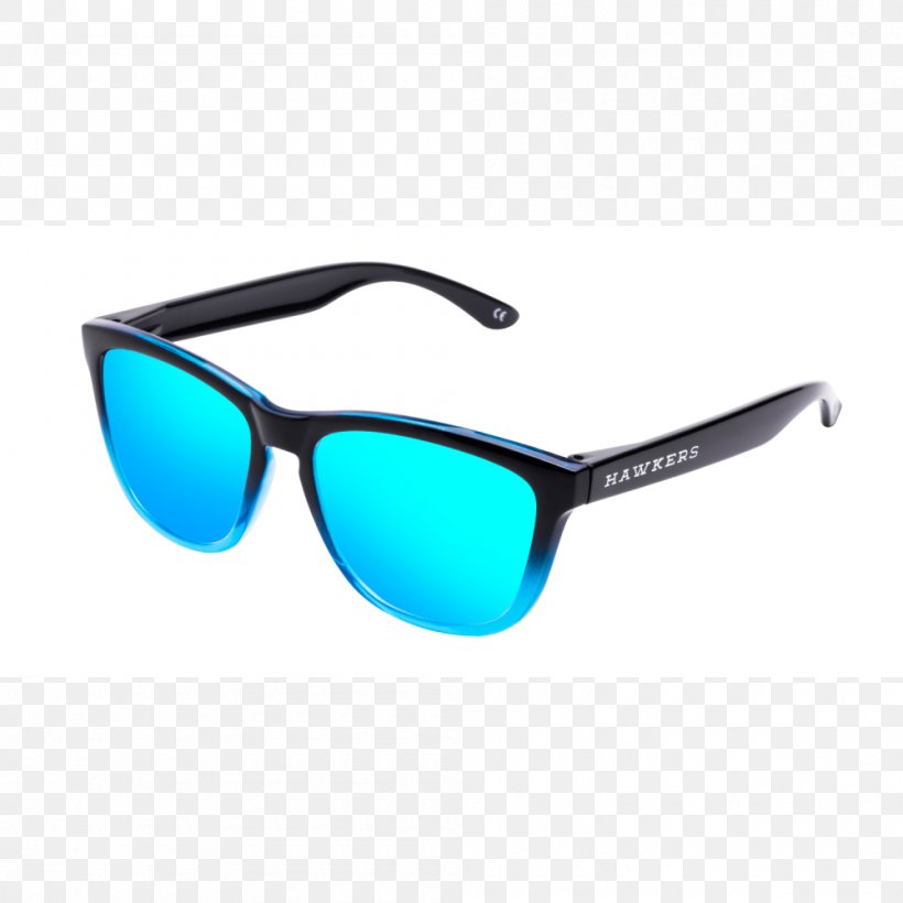 Sunglasses Hawkers One Blue Polarized Light, PNG, 1000x1000px, Sunglasses, Aqua, Azure, Blue, Clothing Download Free