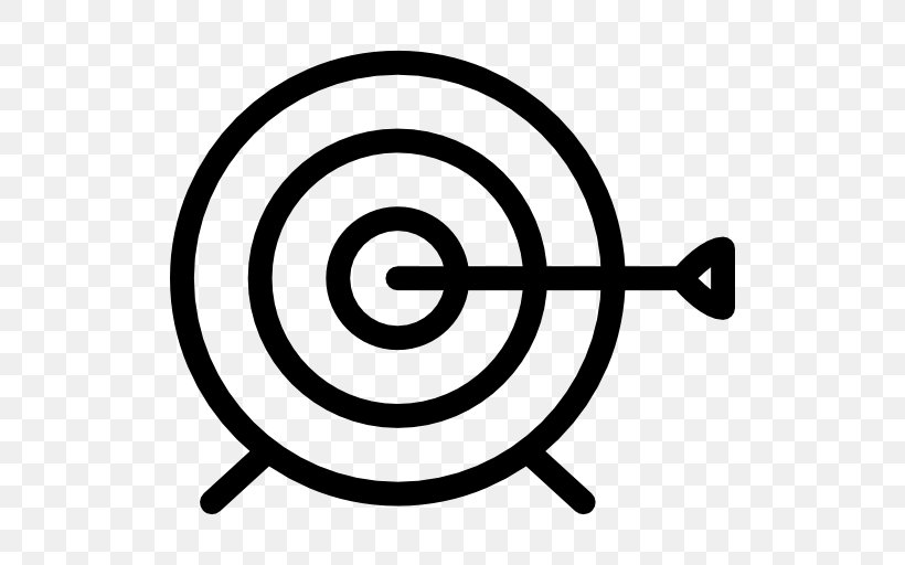 Symbol Area Black And White, PNG, 512x512px, Shooting Target, Area, Black And White, Symbol Download Free