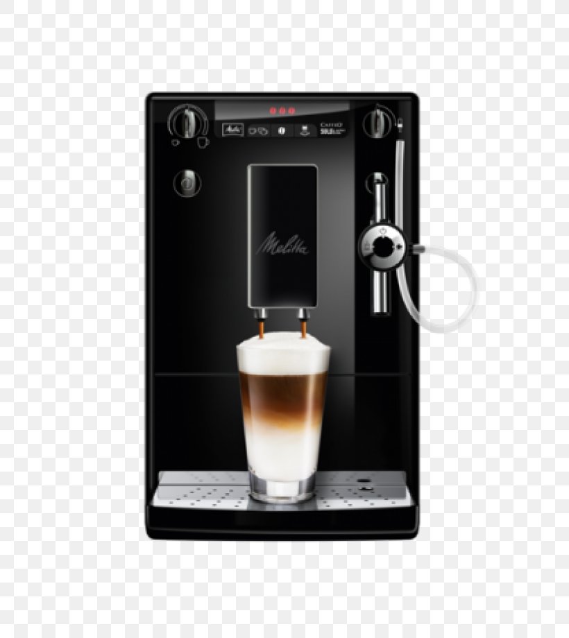 Espresso Coffee Melitta CAFFEO SOLO & Perfect Milk E957 Cappuccino, PNG, 800x920px, Espresso, Cappuccino, Coffee, Coffeemaker, Electronics Download Free
