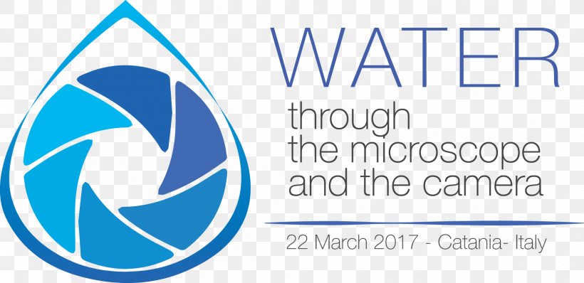 Microb&Co World Water Day Microscope Logo, PNG, 1661x807px, 2018, World Water Day, Area, Blue, Brand Download Free