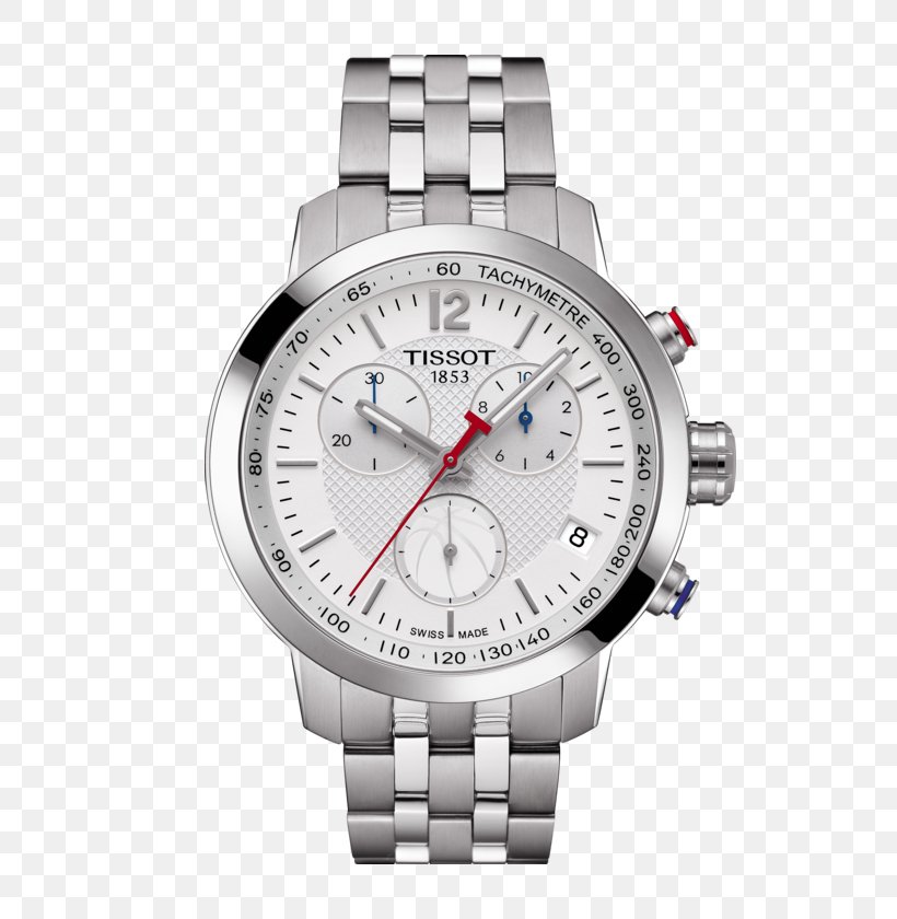 Tissot Men's T-Sport PRC 200 Chronograph Watch NBA, PNG, 555x840px, Chronograph, Bracelet, Brand, Metal, Nba Download Free