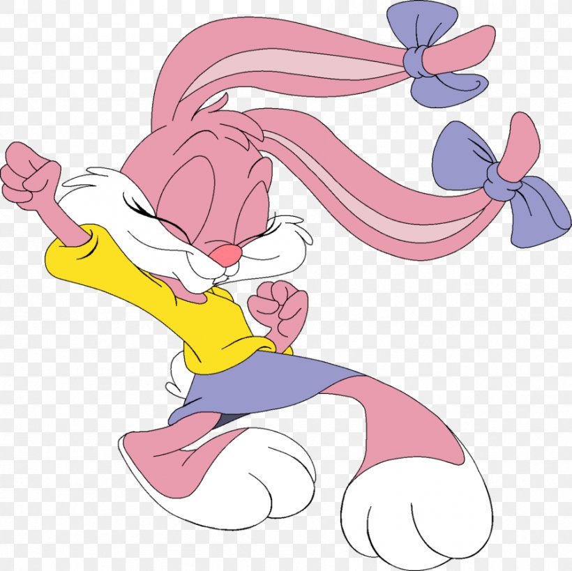 Babs Bunny Buster Bunny Cartoon DeviantArt Digital Art, PNG, 894x893px, Watercolor, Cartoon, Flower, Frame, Heart Download Free