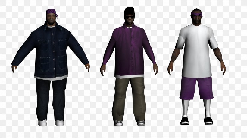 Grand Theft Auto: San Andreas San Andreas Multiplayer Ballas Theme Mod, PNG, 1920x1080px, Grand Theft Auto San Andreas, Ballas, Clothing, Computer Software, Costume Download Free