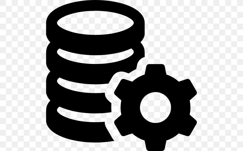Database Batch Processing, PNG, 512x512px, Database, Batch Processing, Black And White, Computer Servers, Computer Software Download Free