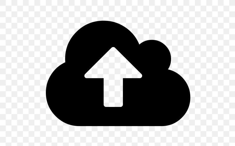 Font Awesome Upload Cloud Storage, PNG, 512x512px, Font Awesome, Black And White, Button, Cloud Storage, Computer Download Free