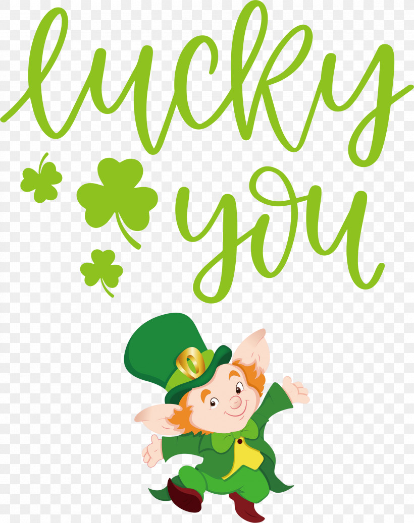 Lucky You Patricks Day Saint Patrick, PNG, 2372x3000px, Lucky You, Cartoon, Elf, Fairy, Idea Download Free