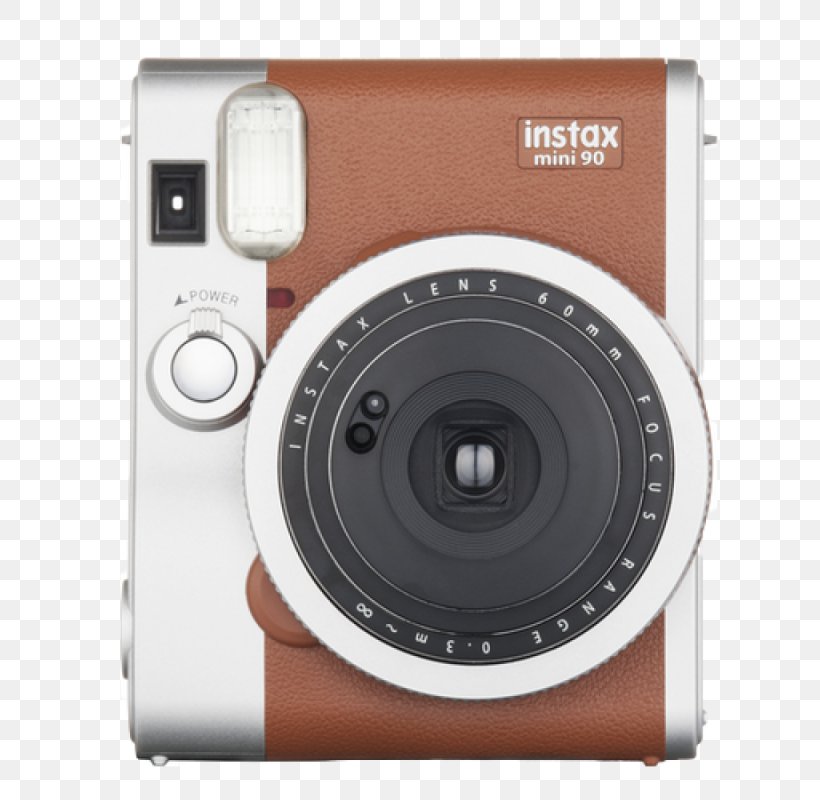 Photographic Film Fujifilm Instax Mini 90 NEO CLASSIC Instant Camera, PNG, 800x800px, Photographic Film, Bulb, Camera, Camera Accessory, Camera Lens Download Free