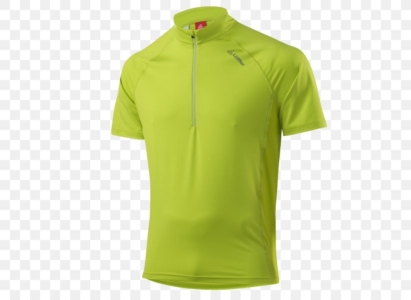 T-shirt Sport Jersey Polo Shirt Bicycle, PNG, 600x600px, Tshirt, Active Shirt, Bicycle, Clothing, Green Download Free