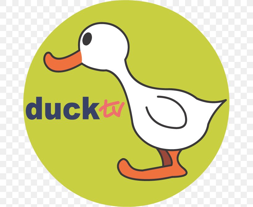 Duck TV Television Channel Logo Science, PNG, 669x669px, Duck Tv, Area, Artwork, Beak, Bird Download Free