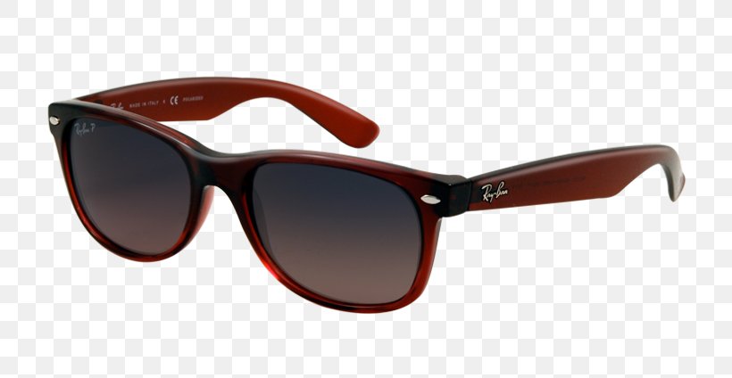 Ray-Ban New Wayfarer Classic Ray-Ban Wayfarer Sunglasses Ray-Ban Original Wayfarer Classic, PNG, 750x424px, Rayban, Aviator Sunglasses, Brown, Eyewear, Glasses Download Free