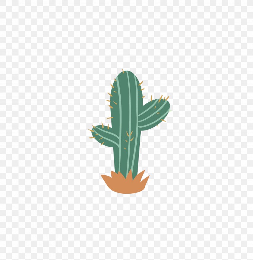 Cactaceae Euclidean Vector, PNG, 3525x3624px, Cactaceae, Cactus, Cochonilha, Flat Design, Flowering Plant Download Free