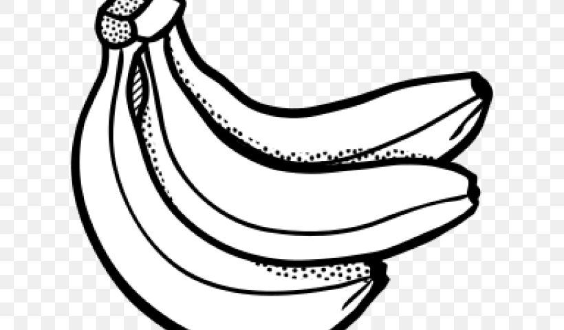 Clip Art Banana Bread Vector Graphics, PNG, 640x480px, Banana, Banana Bread, Banana Pudding, Blackandwhite, Coloring Book Download Free