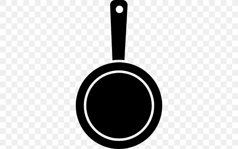 Frying Pan Kitchen Utensil Clip Art, PNG, 512x512px, Frying Pan, Black, Black And White, Cooking, Cookware Download Free