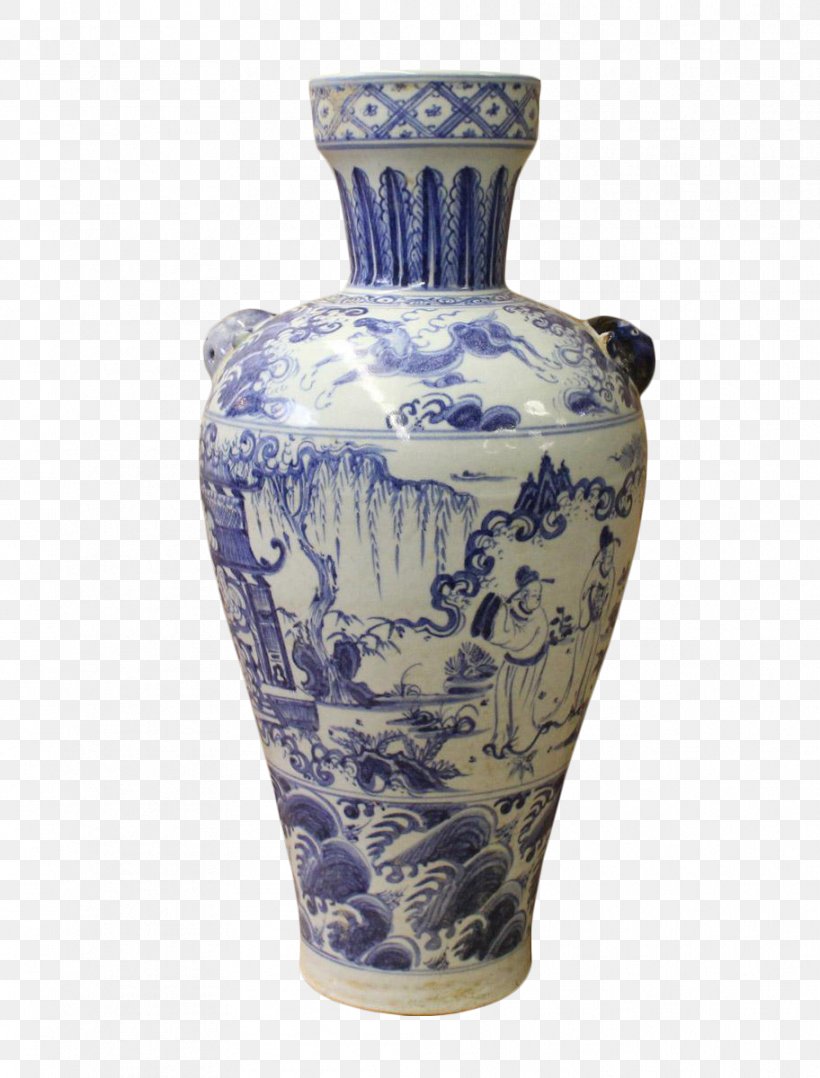 Ceramic Porcelain Vase Blue And White Pottery, PNG, 912x1200px, Ceramic, Artifact, Blue And White Porcelain, Blue And White Pottery, Porcelain Download Free