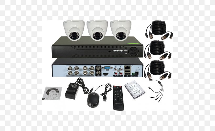 Closed-circuit Television Digital Video Recorders IP Camera Analog High Definition, PNG, 500x500px, 960h Technology, Closedcircuit Television, Analog High Definition, Camera, Dahua Technology Download Free