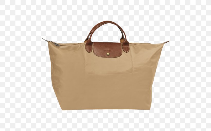 Handbag Pliage Longchamp Tote Bag, PNG, 510x510px, Bag, Backpack, Beige, Brown, Fashion Accessory Download Free