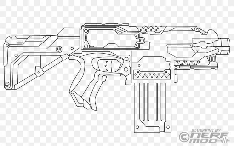 Firearm Nerf Blaster Gun Coloring Book, PNG, 1131x707px, Watercolor, Cartoon, Flower, Frame, Heart Download Free