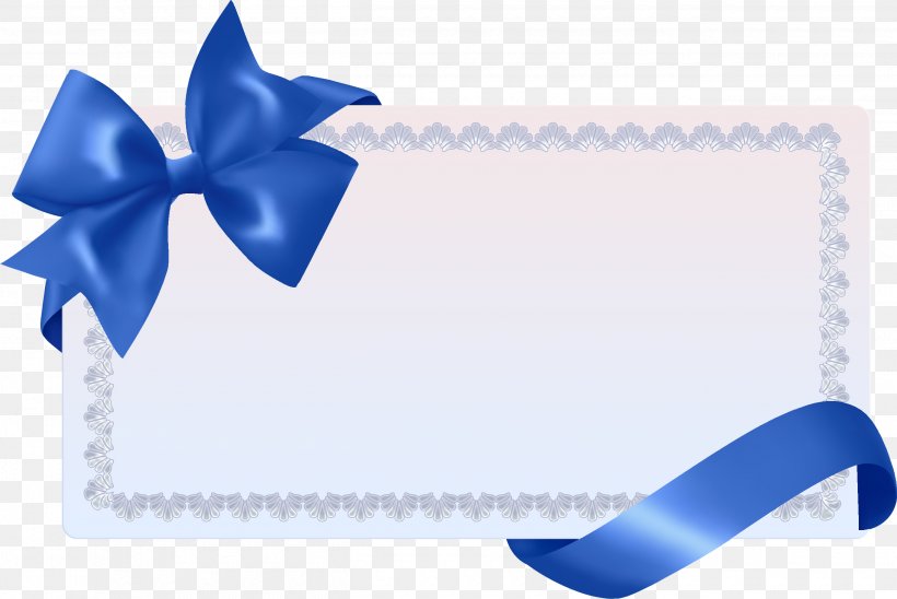 Ribbon Paper Clip Art, PNG, 2600x1740px, Ribbon, Blue, Blue Ribbon, Electric Blue, Information Download Free