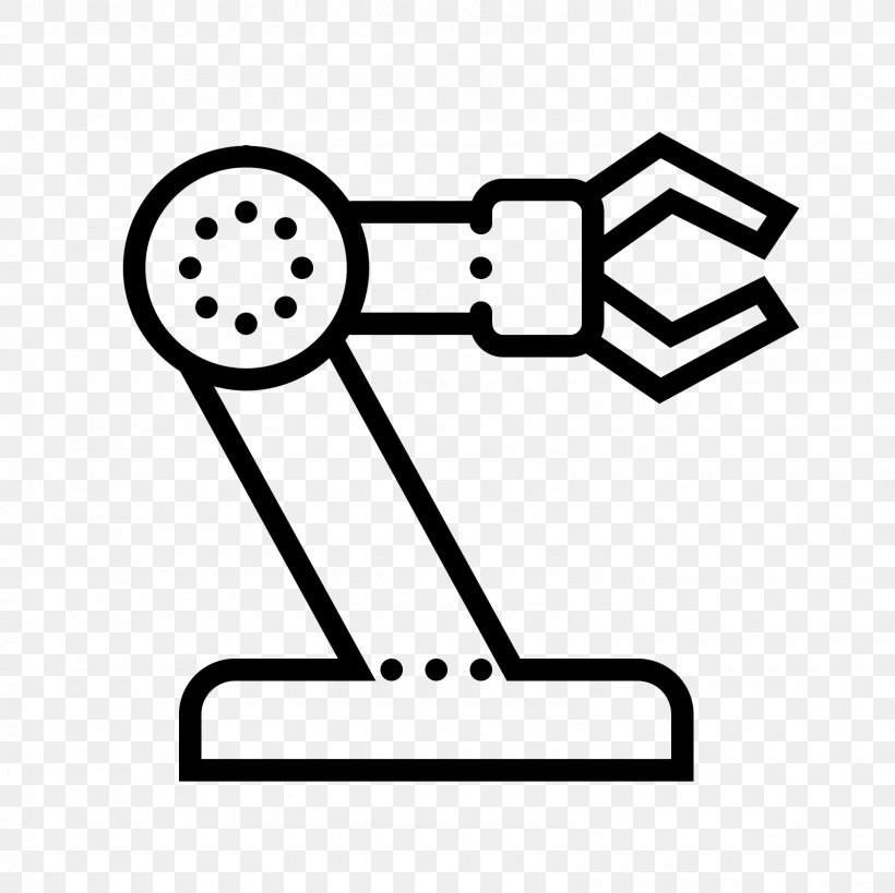 Robotics Technology Robotic Arm Robot Control, PNG, 1600x1600px, Robot, Area, Automation, Black, Black And White Download Free