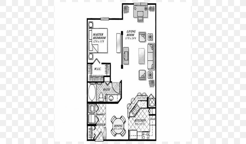 Victoria Place Valencia College University Of Central Florida Apartment Floor Plan, PNG, 640x480px, Valencia College, Apartment, Area, Artwork, Black And White Download Free