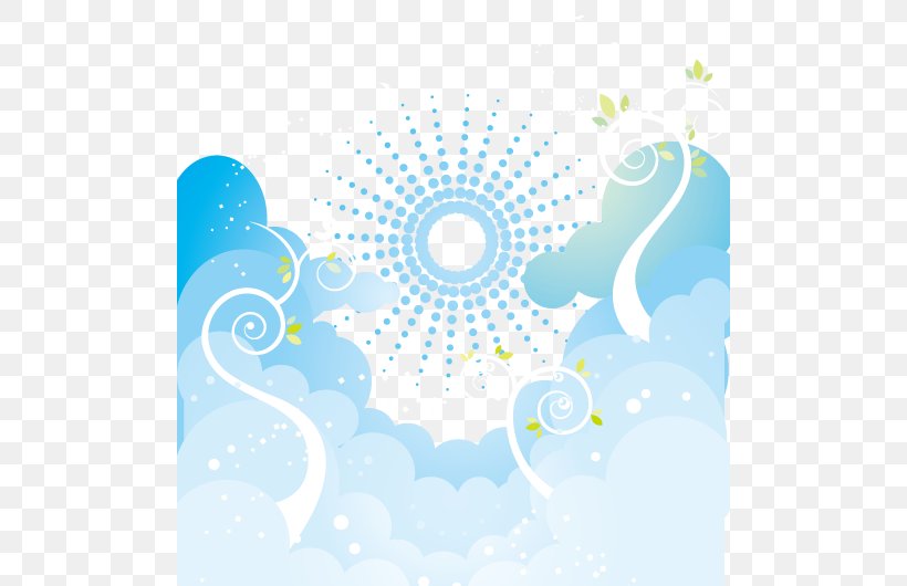 Sky Adobe Illustrator Pattern, PNG, 500x530px, Sky, Aqua, Azure, Blue, Green Download Free