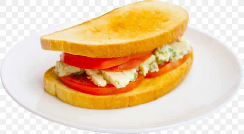 Breakfast Sandwich Vegetarian Cuisine Fast Food Salmon Burger Hamburger, PNG, 878x485px, Breakfast Sandwich, Appetizer, Breakfast, Cheese, Dish Download Free