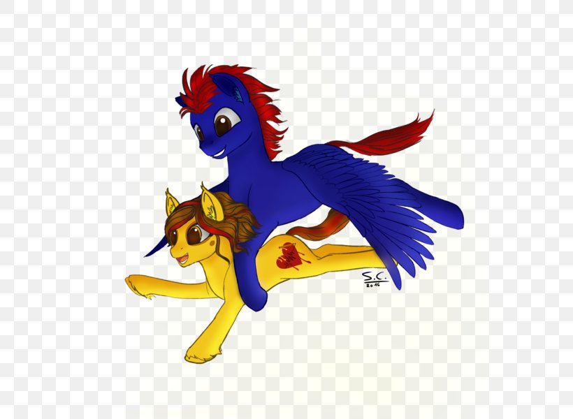 Pony Horse Illustration Cartoon Feather, PNG, 600x600px, Pony, Art, Bird, Carnivoran, Carnivores Download Free