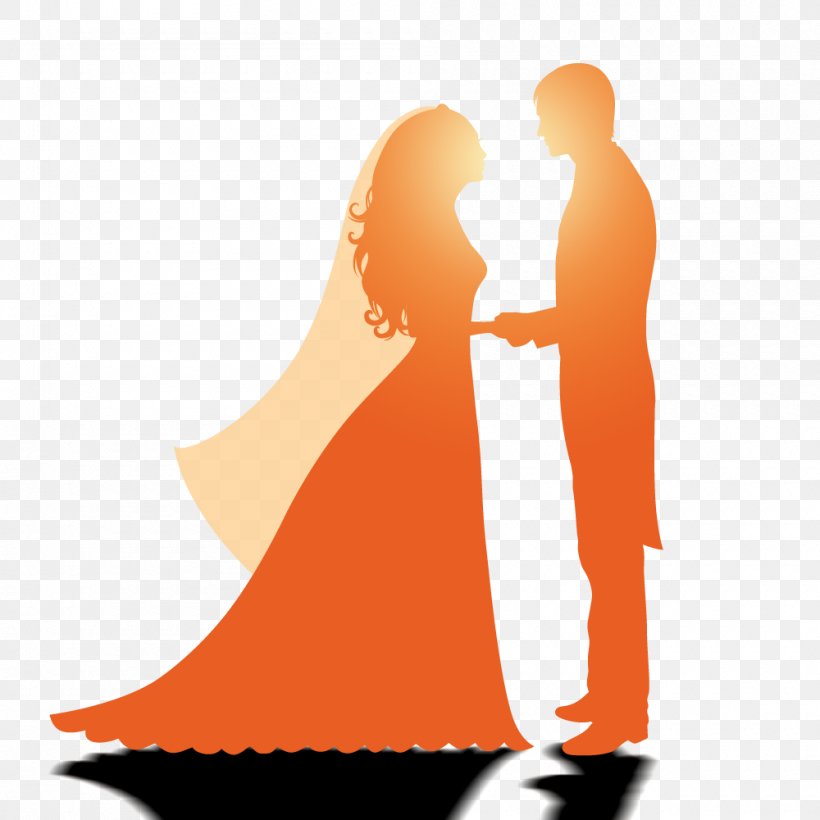 Wedding Marriage Silhouette, PNG, 1000x1000px, Wedding, Arm, Conversation, Convite, Couple Download Free