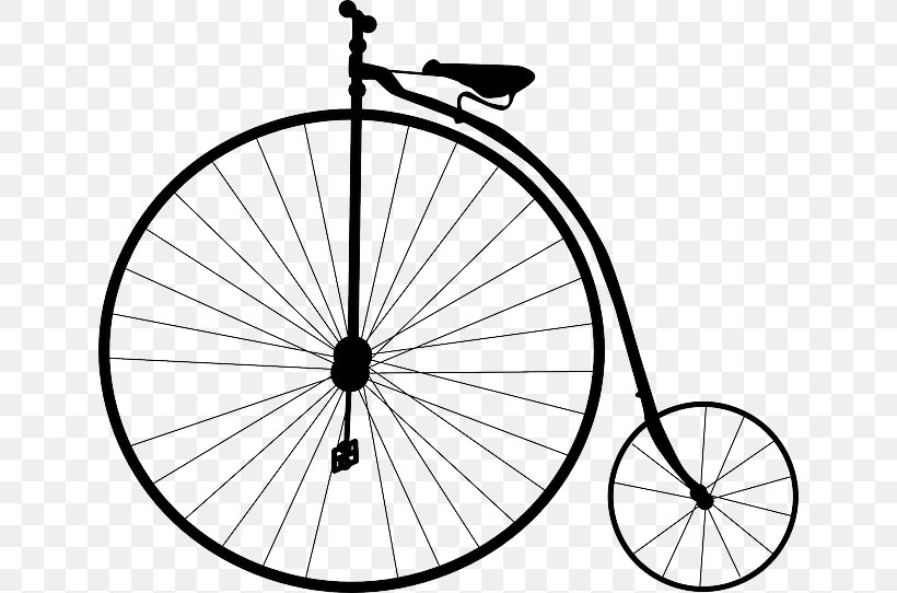 Bicycle Cycling Penny-farthing Clip Art, PNG, 640x542px, Bicycle, Area, Bicycle Accessory, Bicycle Drivetrain Part, Bicycle Frame Download Free