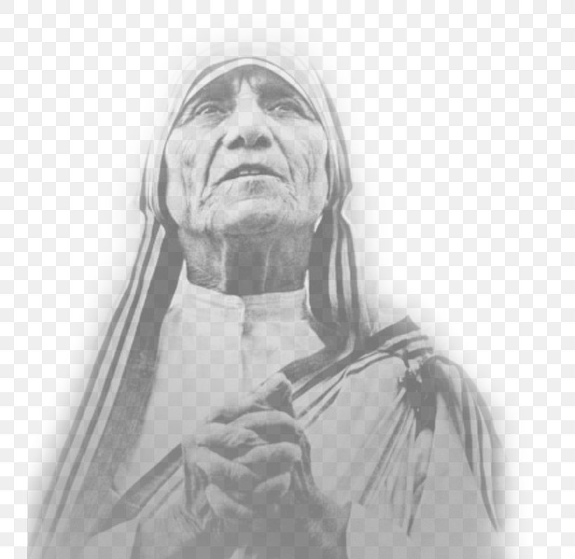 Mother Teresa Quotation Family Missionaries Of Charity Father, PNG, 741x798px, Mother Teresa, Arm, Artwork, Black And White, Catholicism Download Free