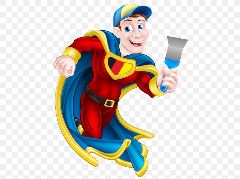 Painting House Painter And Decorator Superhero, PNG, 500x612px, Painting,  Art, Artist, Cartoon, Fictional Character Download Free