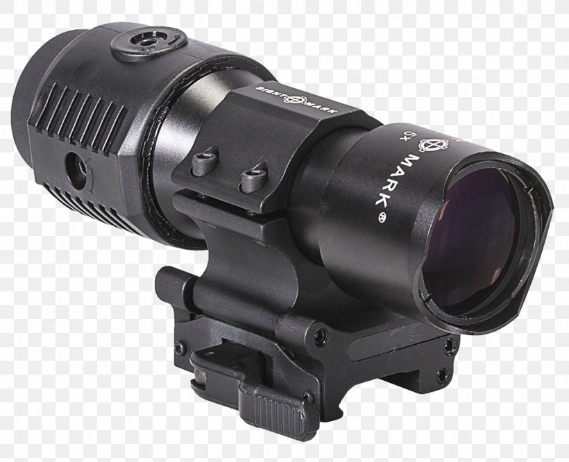 Sightmark 3X Tactical Magnifier Slide To Side Sightmark SM26008 Ultra Shot Plus Red Dot Sights Telescopic Sight, PNG, 985x801px, Telescopic Sight, Binoculars, Camera Lens, Eye Relief, Flashlight Download Free